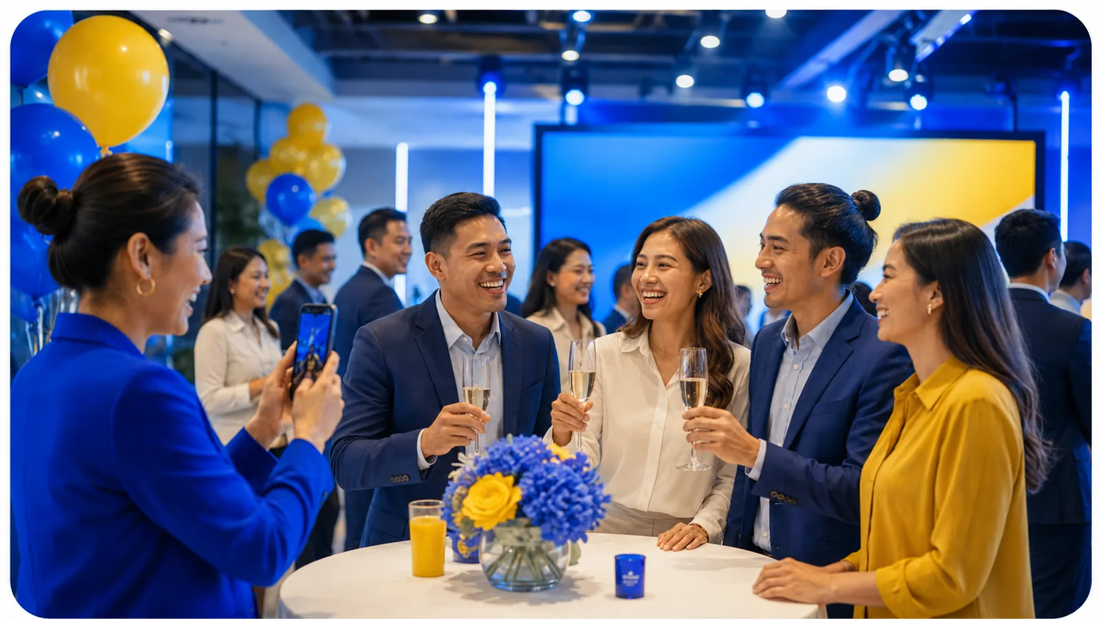 Company event photo-sharing gallery preview